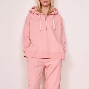 La Ligne Super Hoodie in Blush Pink Size XL